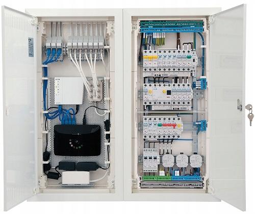EATON Rozdzielnica multimedialna podtynkowa 3 rz. Płaska KLV-36UPM-F