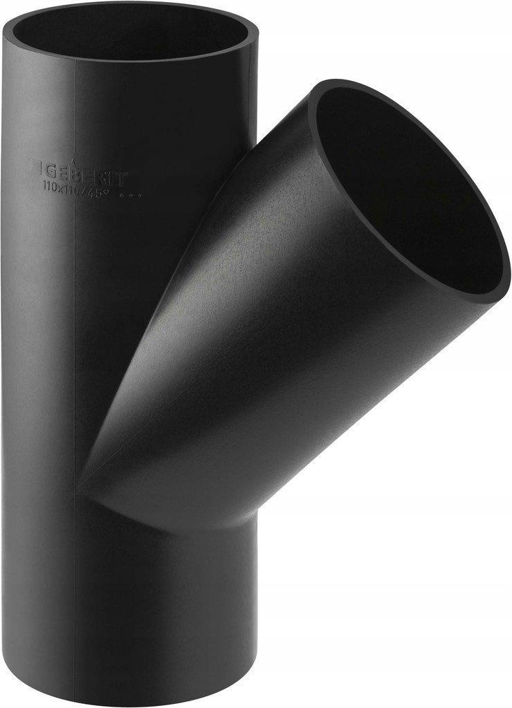 GEBERIT Trójnik PE skośny 45st. d160/90
