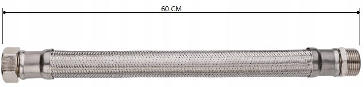 WĘŻYK W OPL.STAL.(1 CalaW X 1 CalaZ) 60CM FI 20