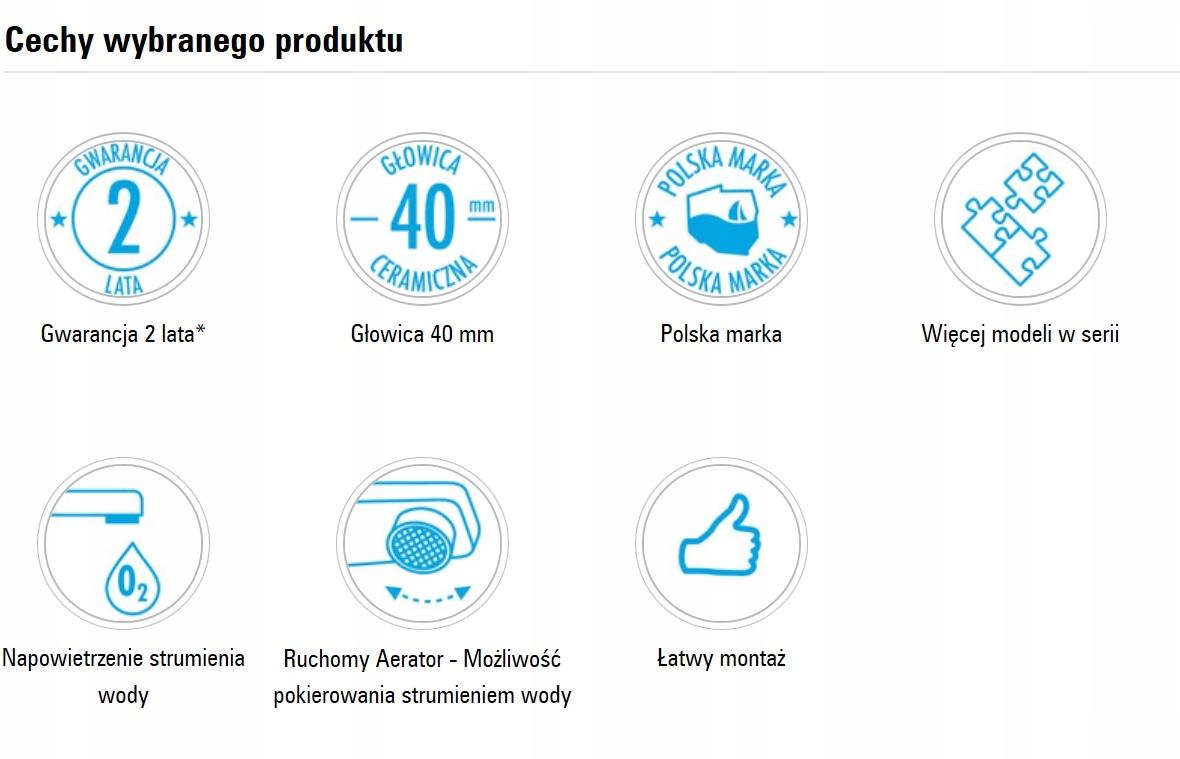 DEANTE Bateria wannowa Joko chrom 1-otworowa bez Kompletu prysznicowego