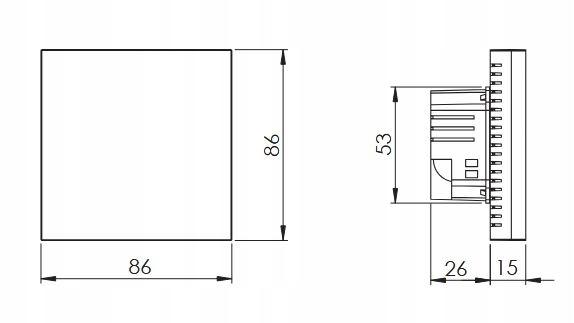 Regulator temperatury AURATON Octa - przewodowy, tygodniowy, cyfrowy z WiFi