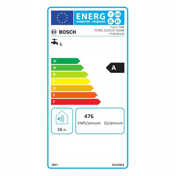 Podgrzewacz wody BOSCH TRONIC TR7001 21-27kW 48h