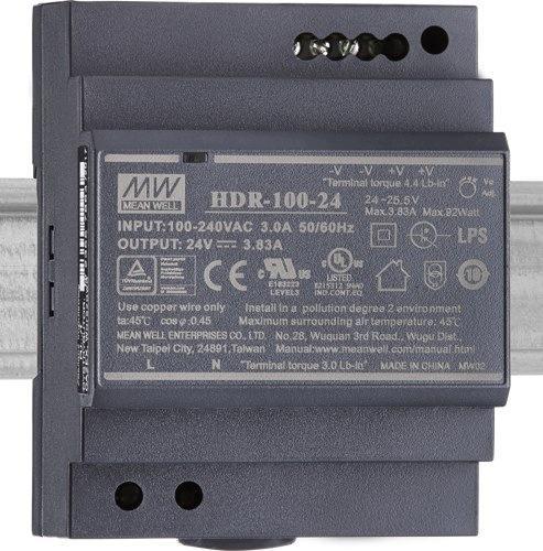 Zasilacz PU-150 zasilacz impulsowy uniwersalny, 24V, max 150W, na szynę TS3
