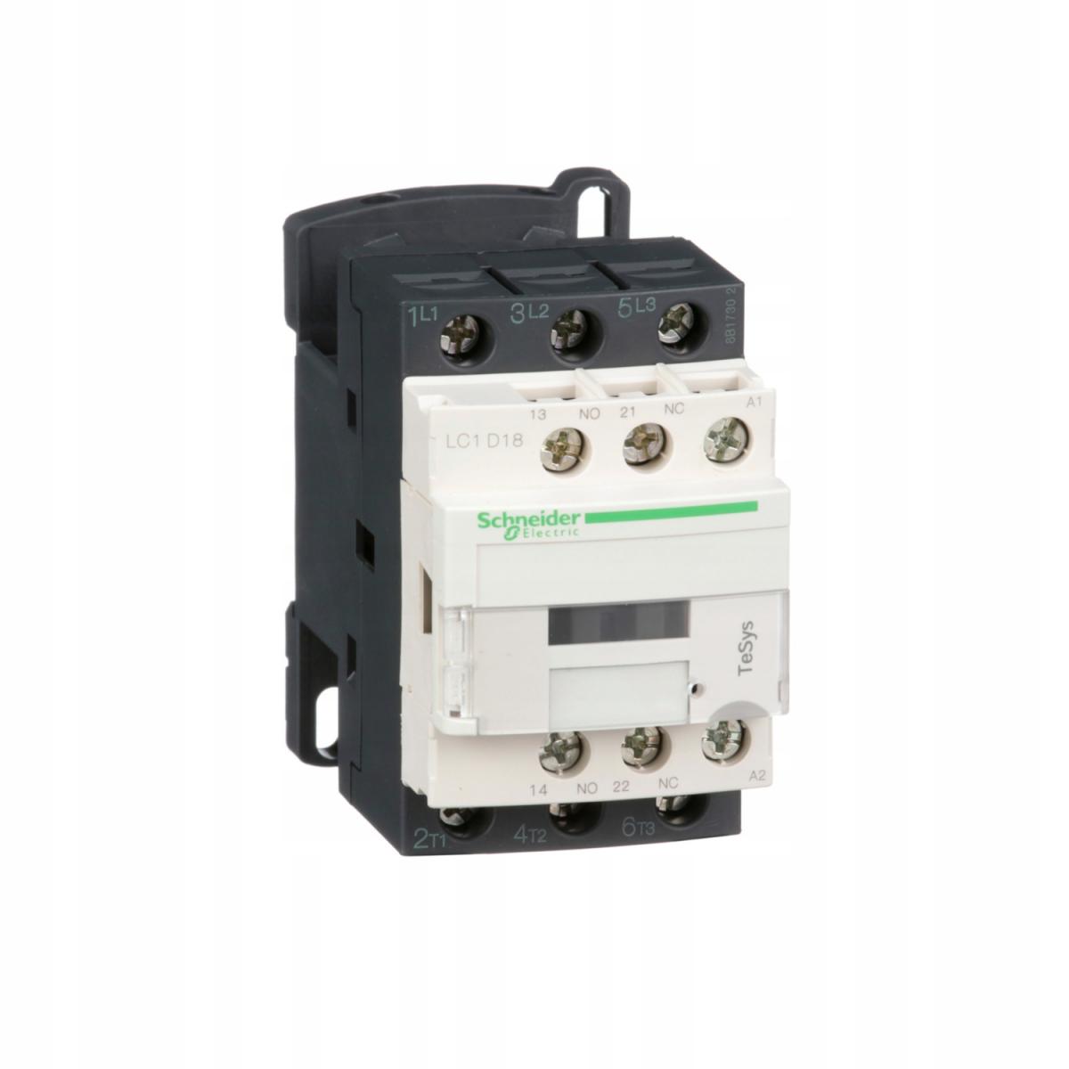 SCHNEIDER ELECTRIC Stycznik mocy TeSys D AC3 32A 4P 1NO 1NC cewka 24VAC