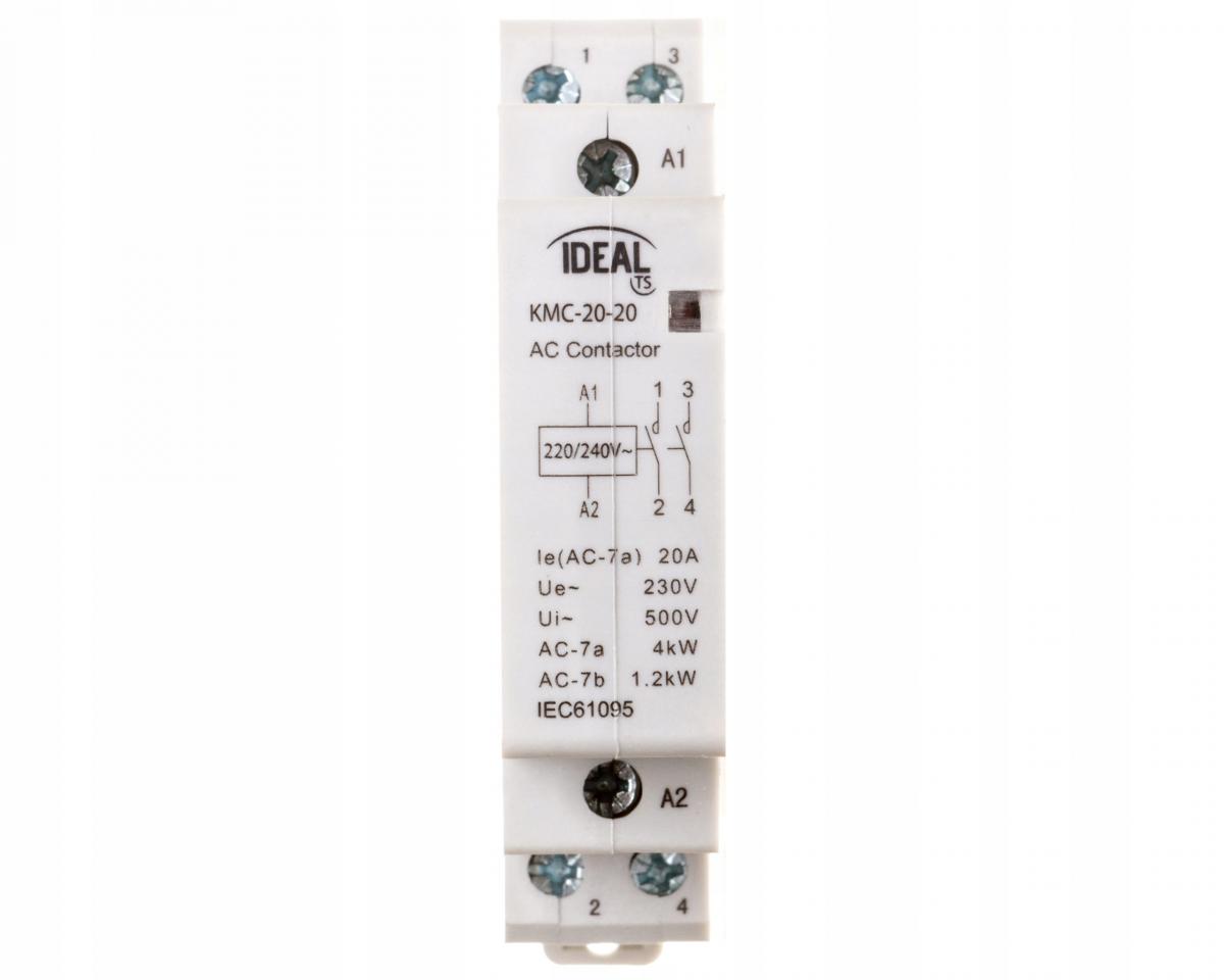 KANLUX Stycznik modułowy, sterowanie 230V AC KMC-20-20