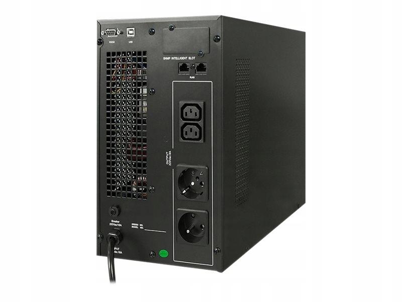 QOLTEC Zasilacz awaryjny UPS On-line Pure Sine Wave 3kVA 2.4kW LCD USB