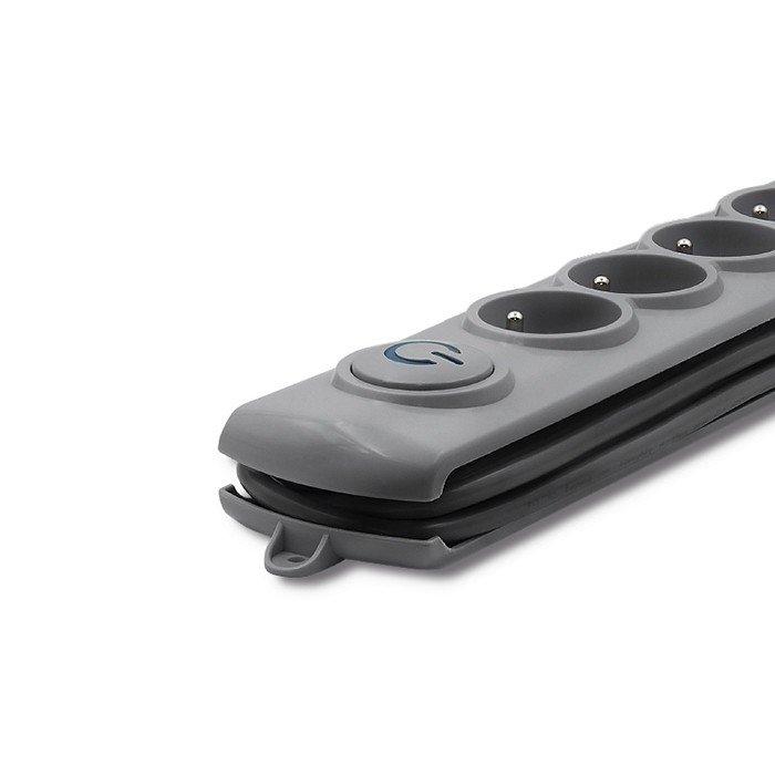 QOLTEC Listwa antyprzepięciowa Quick Switch 6 gniazd 3m
