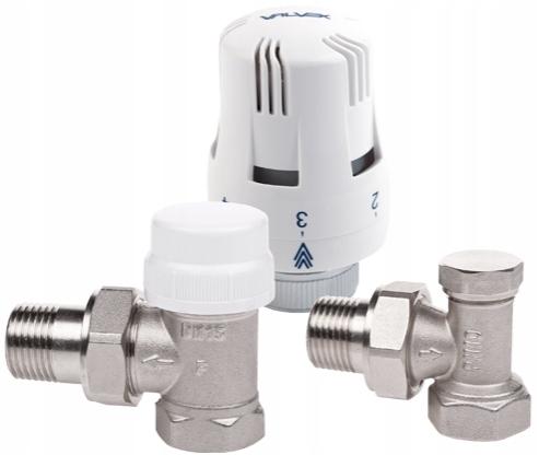 Zestaw termostatyczny THERMO SET kątowy