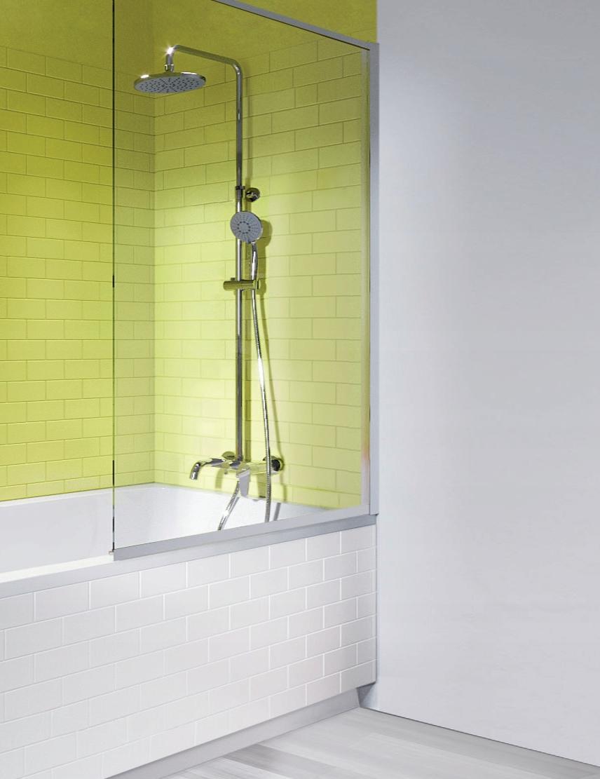 FERRO ALGEO deszczownia z natryskiem i baterią wannową, chrom