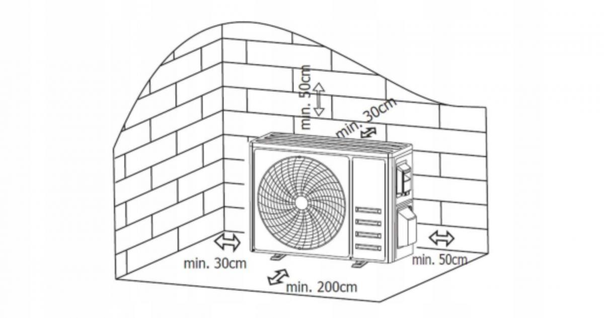 SONNIGER Klimatyzator 3,4 kW jednostka zewnętrzna (Outdoor OX 3.4)