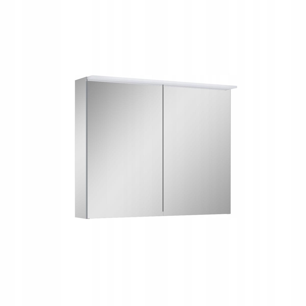Szafka wisząca 806 x 136 x 648 mm biała 2 drzwiczek ROCA Premium 80 2D