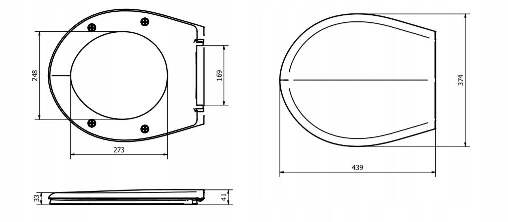 Deska sedesowa Idol miękka