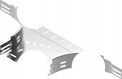 BAKS Trójnik dostawny TKDJ300H60, grubość blachy 1,0 mm E90
