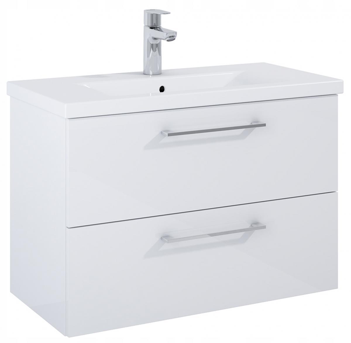 Szafka łazienkowa ROMA COMPACT 80 cm z 2 szufladami, do kompletacji z umywa