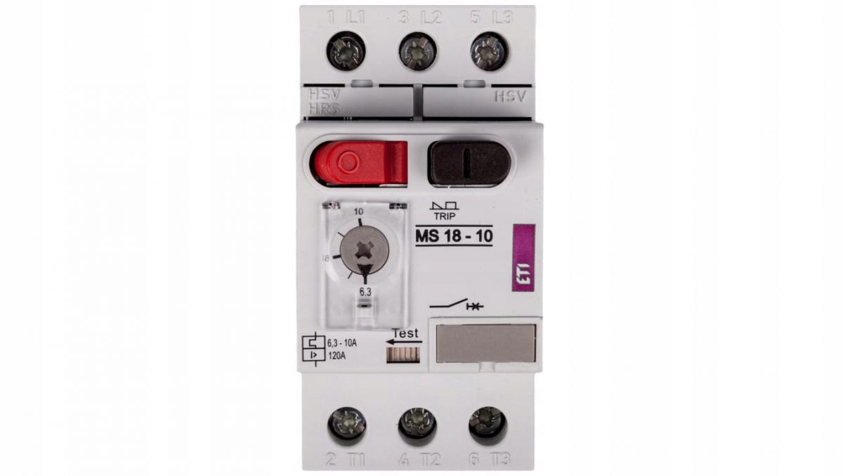 ETI Wyłącznik silnikowy MS18-10A