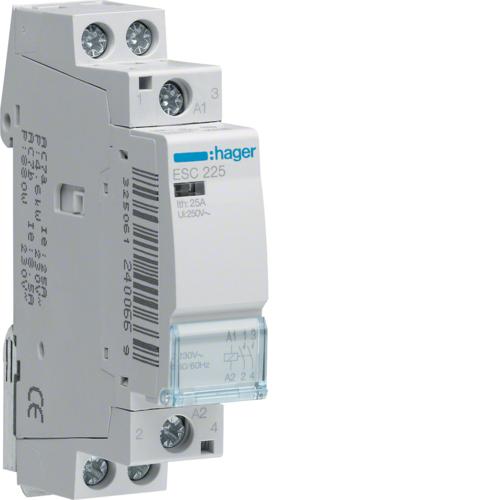 HAGER Stycznik 2NO 25A 230V AC