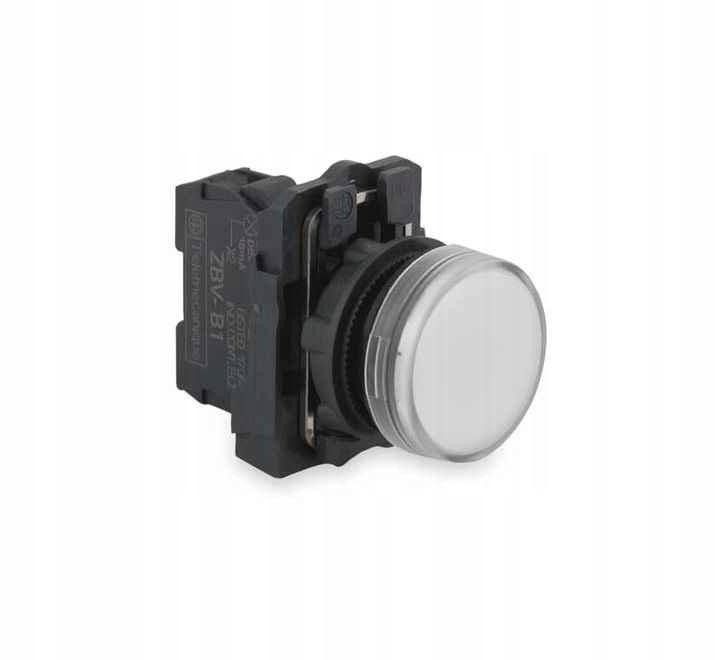 SCHNEIDER ELECTRIC Lampka sygnalizacyjna biała LED 24V plastikowa typowa