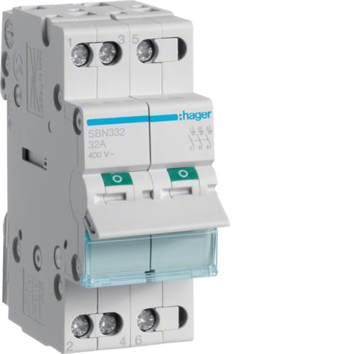 HAGER Rozłącznik izolacyjny modułowy 3P 32A 400V