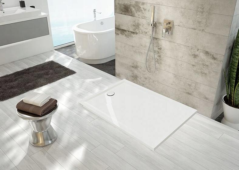 Brodzik min kwadratowy 90x90x3 cm SANPLAST Space Mineral B-M/SPACE S