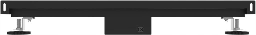 PURUS Odpływ przyścienny WALL 80 Black 2w1