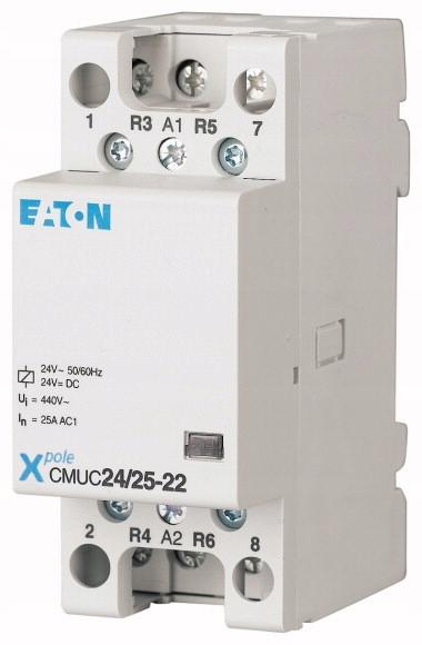 EATON Stycznik instalacyjny z cewką AC/DC CMUC24/25-22