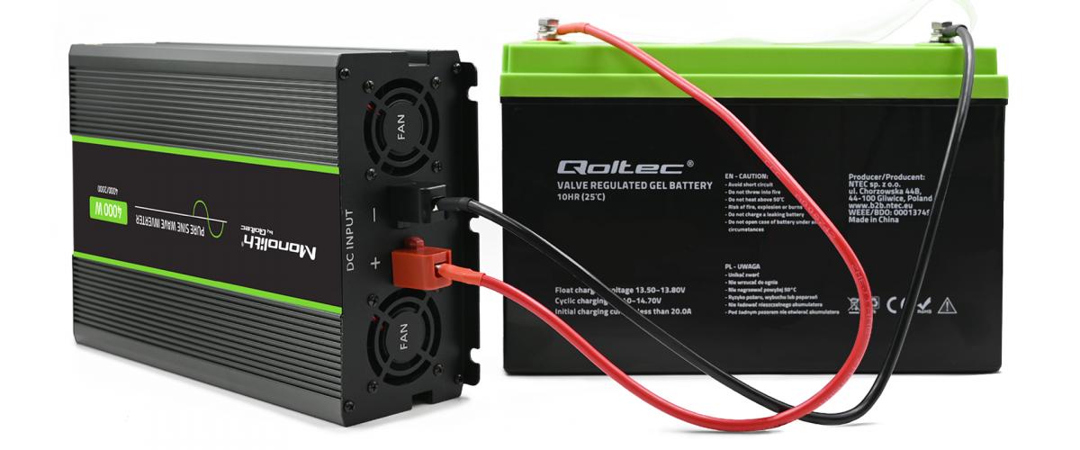 Przetwornica napięcia Monolith | 2000W | 4000W | 12V na 230V | Czysty Sinus