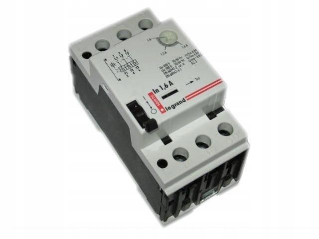 LEGRAND Wyłącznik silnikowy M250 1Z/1R (0,4A - 0,63A)