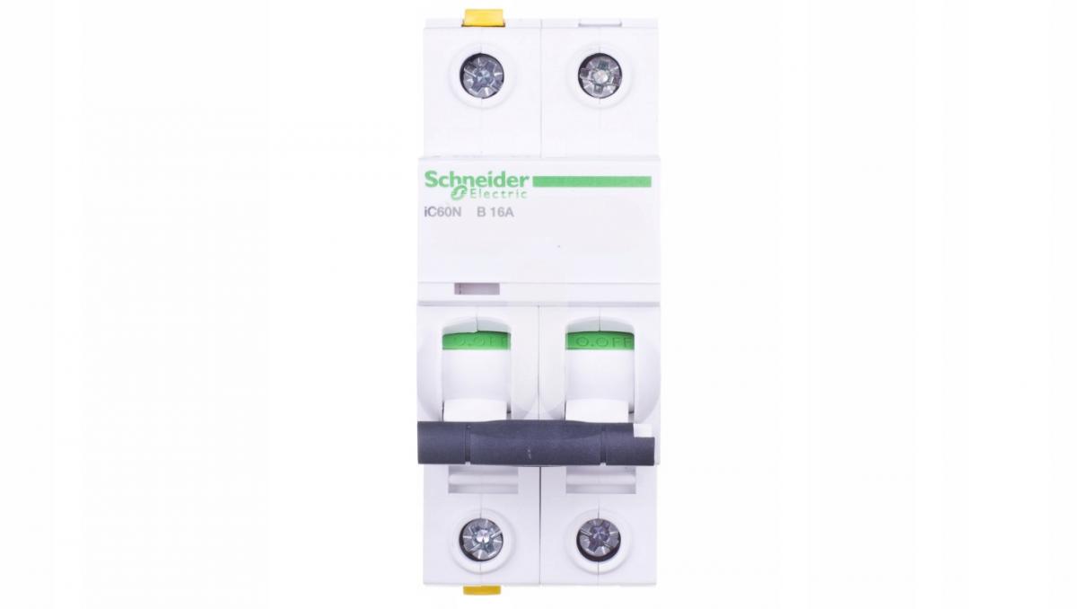 SCHNEIDER ELECTRIC Wyłącznik nadprądowy iC60N-B16-2 B 16A 2-biegunowy