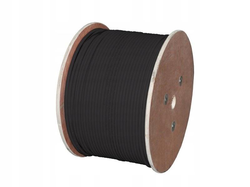 Kabel ALANTEC kat. 5e F/UTP PE Fca 500m zewnętrzny żelowany czarny 4PR