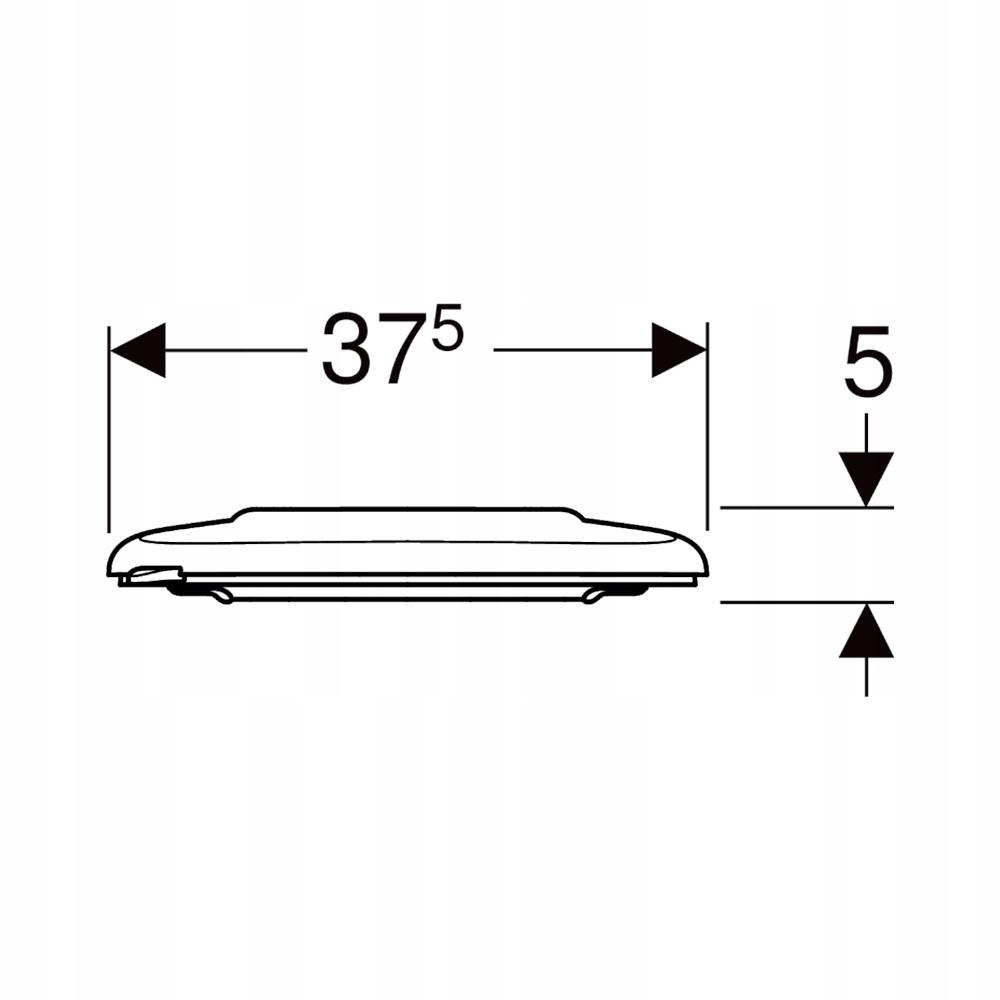 GEBERIT Deska sedesowa Selnova Comfort 501.559.01.1 48h