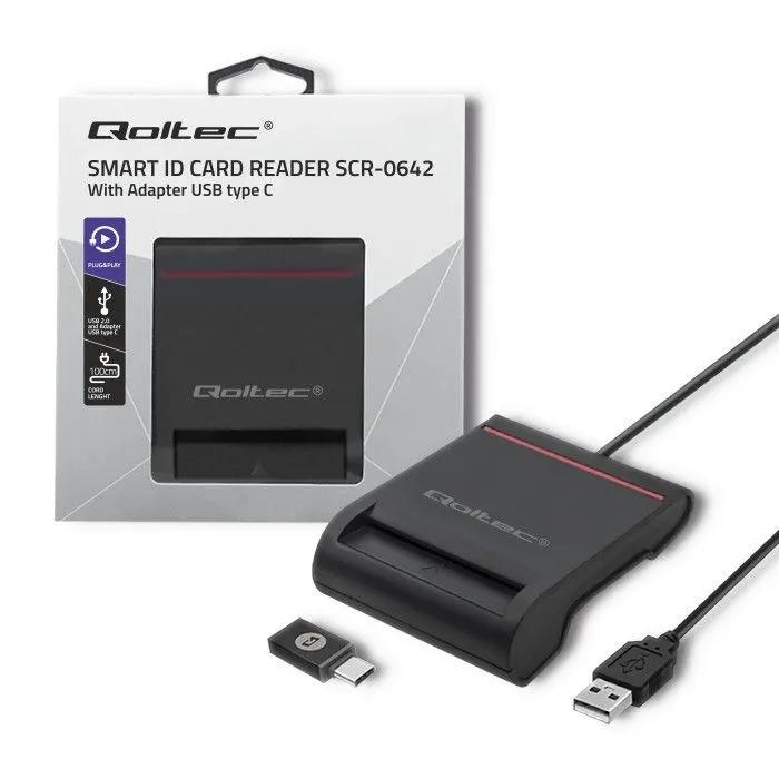Inteligentny czytnik chipowych kart ID, USB 2.0, Plug&Play SCR-0642, 50642
