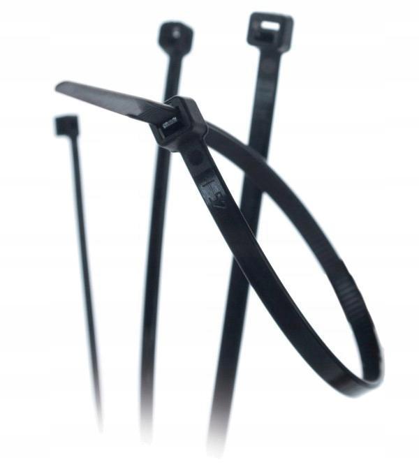 ONNLINE Opaska kablowa CV-370IW (368x3,6mm) (UV) czarna OPK=100SZT.