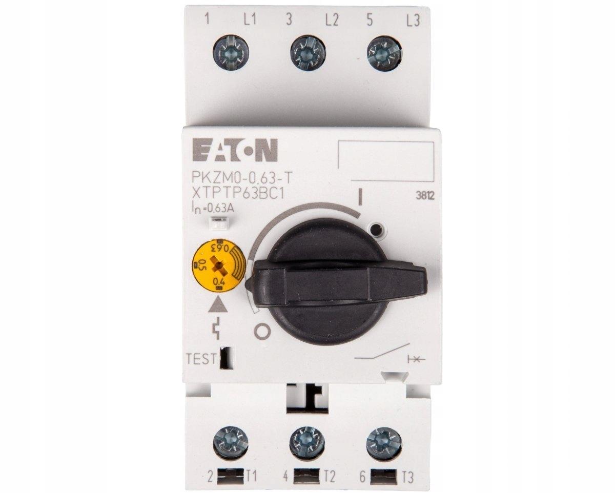 EATON Wyłącznik do ochrony Trafo 0,63A PKZM0-0,63-T