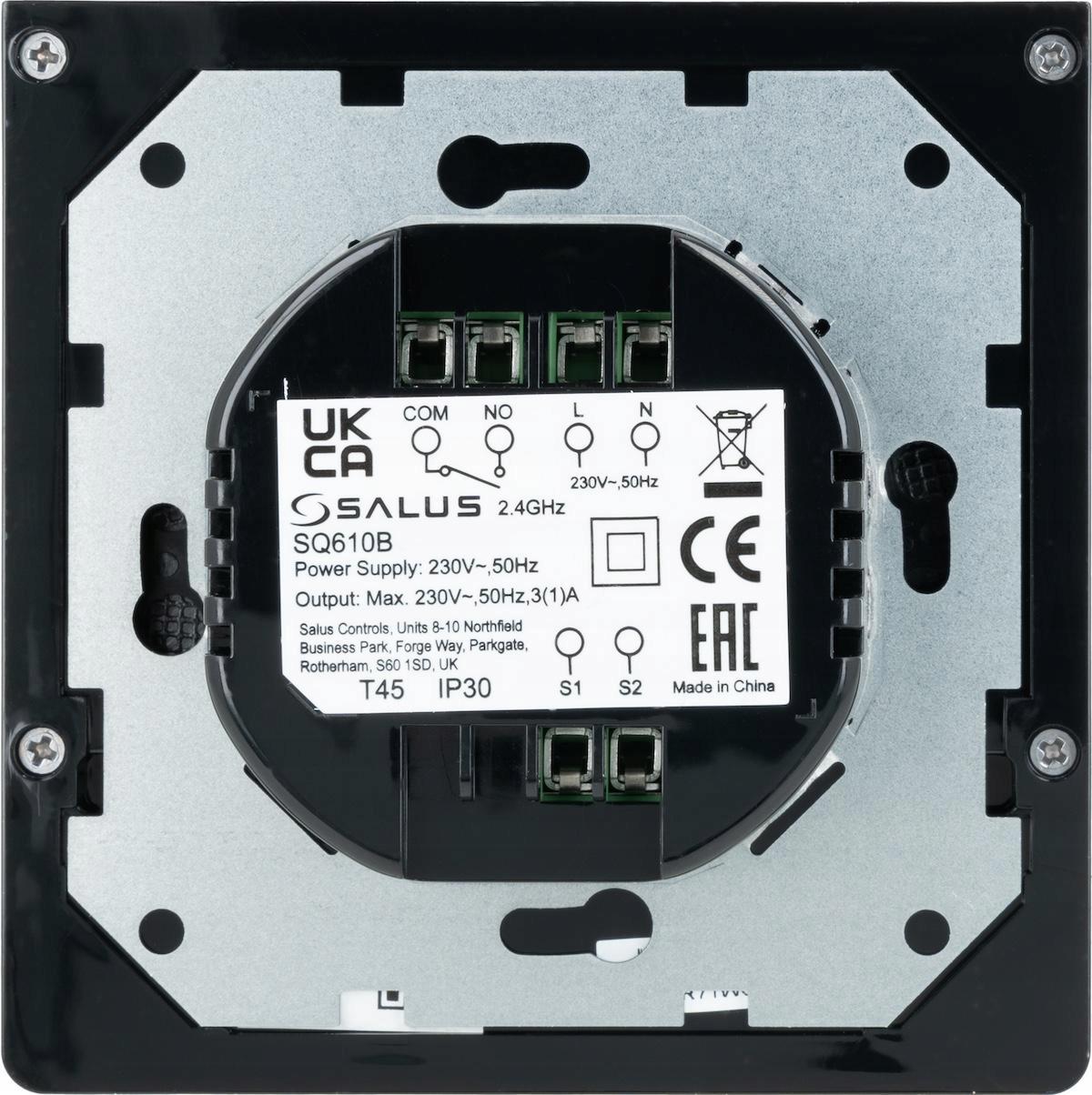 Regulator temperatury przewodowy SALUS SQ610B Quantum, 230V tygodniowy podt