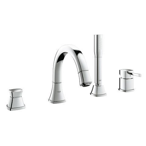 Bateria prysznicowa ścienna GROHE Essence 1-uchwyt 2-otworowa phantom black