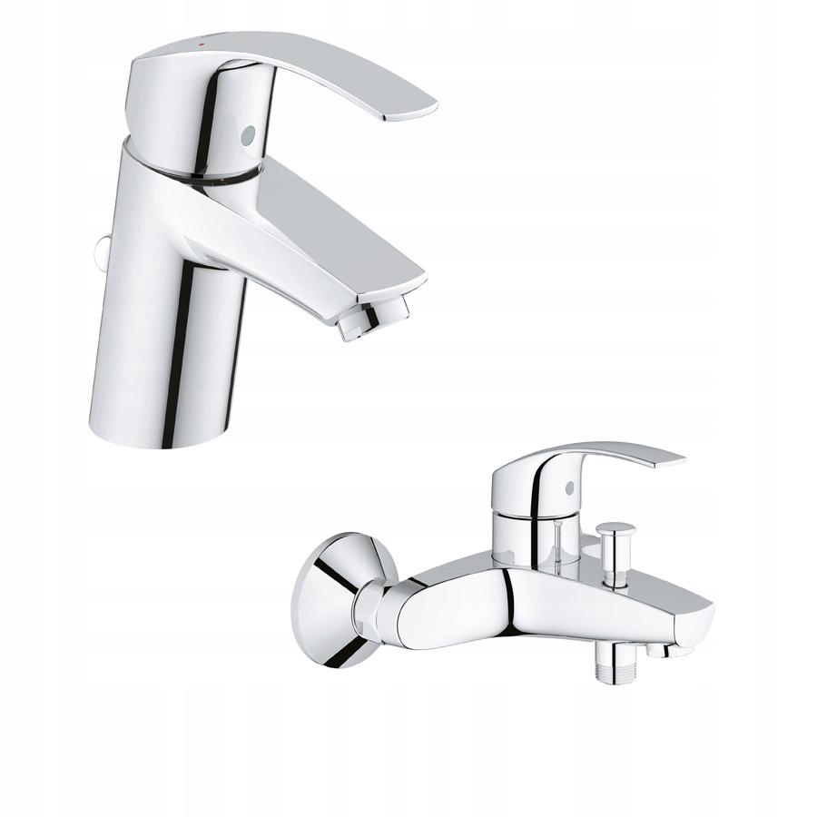 Bateria umywalkowa sztorcowa GROHE Eurosmart Cosmopolitan 1-otw. Mosiężna