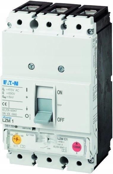 EATON Wyłącznik mocy LZM1, 3-biegunowy Ir=63-80A LZMC1-A80-I