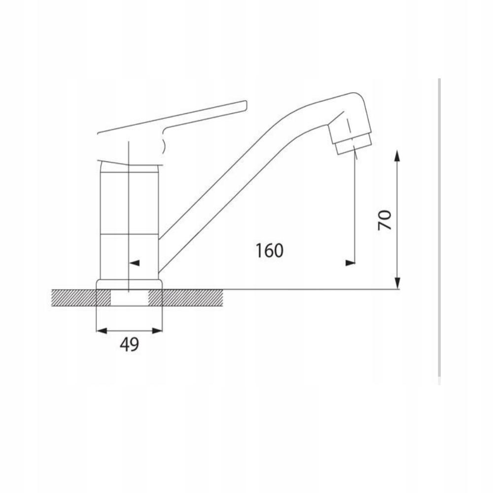 FERRO Bateria umywalkowa Smile stojąca obrotowa chrom BSM2A 48h