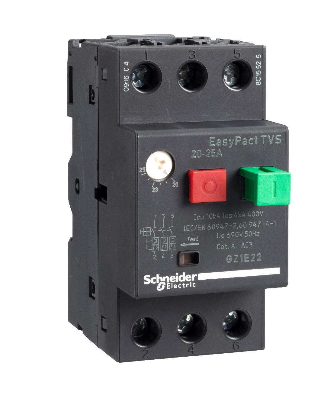 SCHNEIDER ELECTRIC Wyłącznik silnikowy magneto-termiczny [0,1..0,16A]