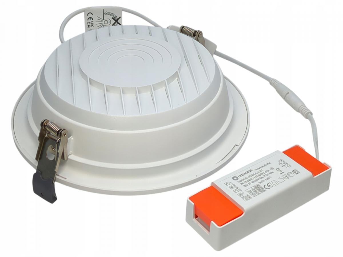 Oprawa downlight, COMFORT D200 P 30W Multi Select 940, opalizowany dyfuzor,