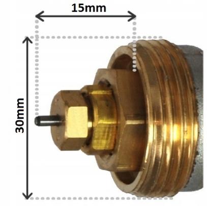 Głowica termostatyczna HEIMEIER S, 6-28 st.C, połączenie M30x1,5