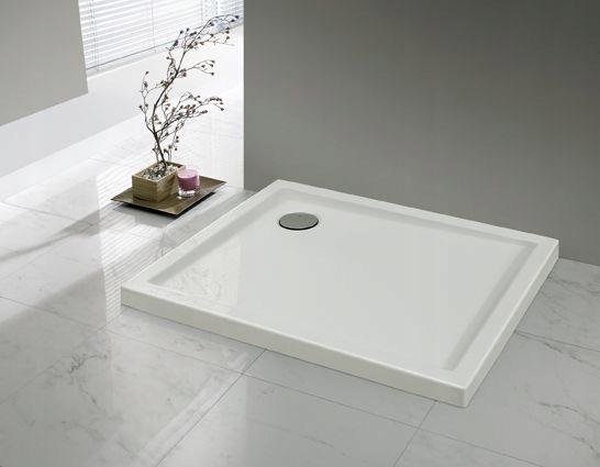 Brodzik akrylowy prostokątny zabudowany 80x90x3 cm SANPLAST Prestige Bza/PR