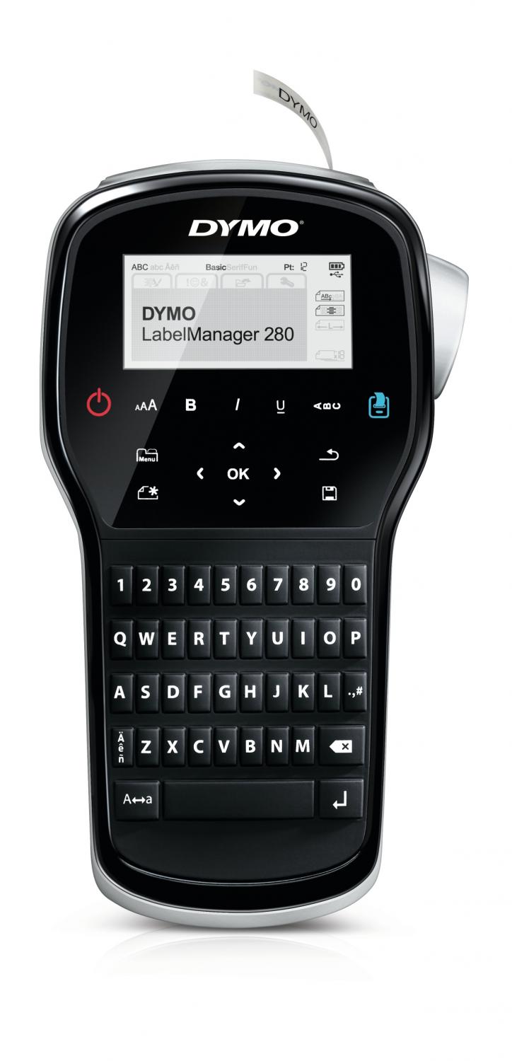 DYMO DYMO Drukarka etykiet 280 w zestawie walizkowym, klawiatura QWERTY