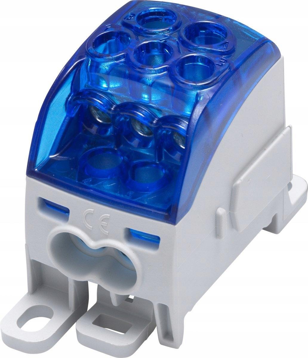SIMET SUB 160 Blok rozdzielczy - uniwersalny Al/Cu 82040 SIMBLOCK niebieski