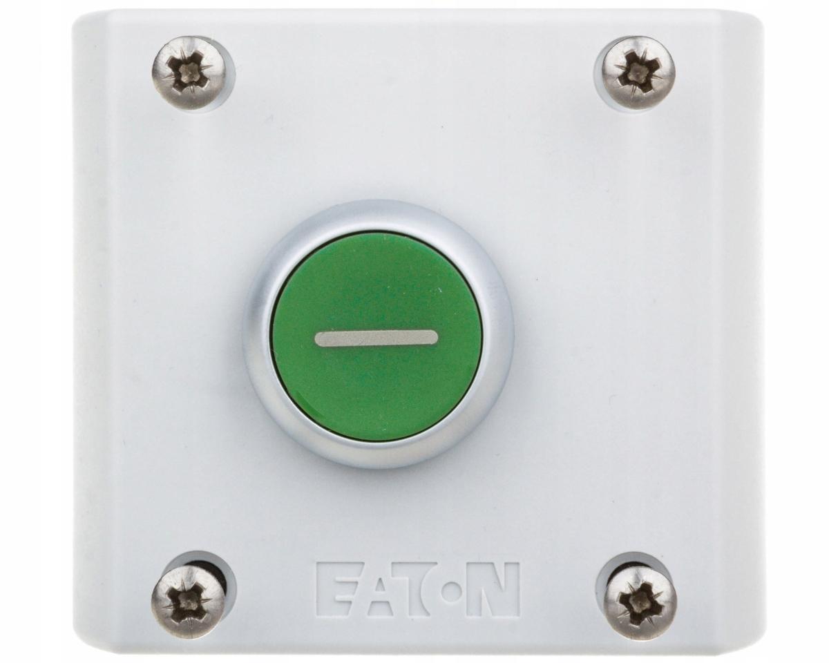 EATON Napęd M22-D-G-X1/KC11/I przycisk płaski zielony 1Z1R bez samopowrotu