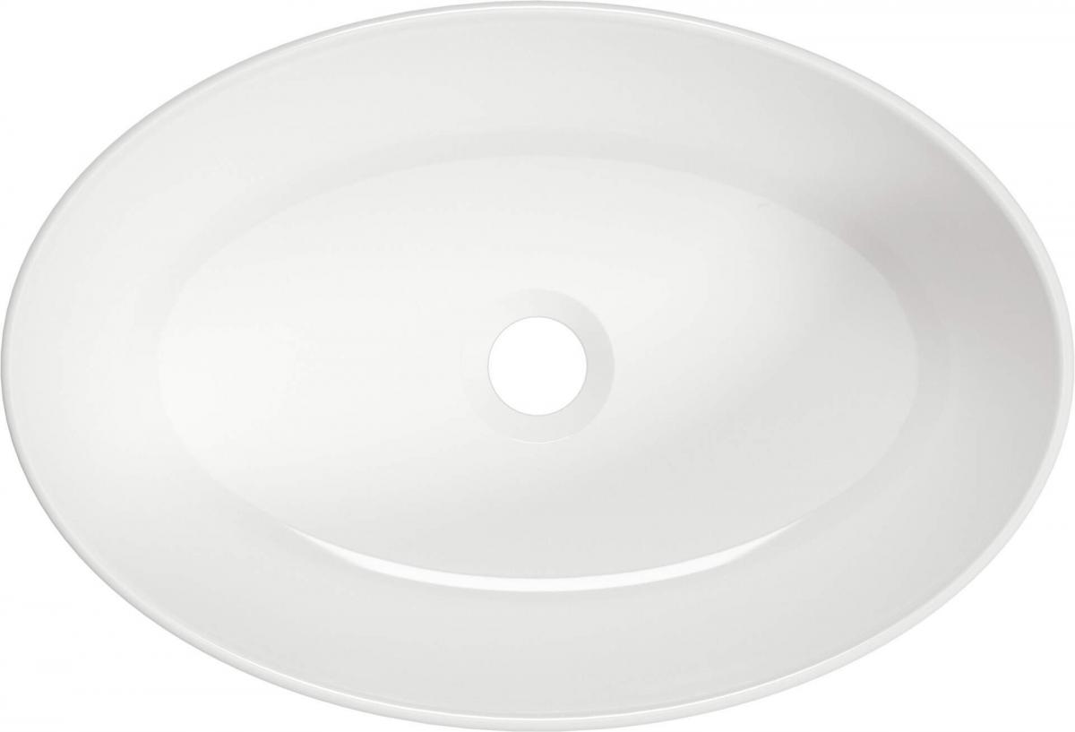 DEANTE Umywalka nablatowa Alpinia, owalna 45,5x31 cm