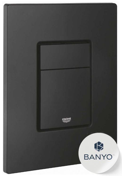 Przycisk GROHE Skate Cosmopolitan do WC z ABS phantom black 156 x 197 mm
