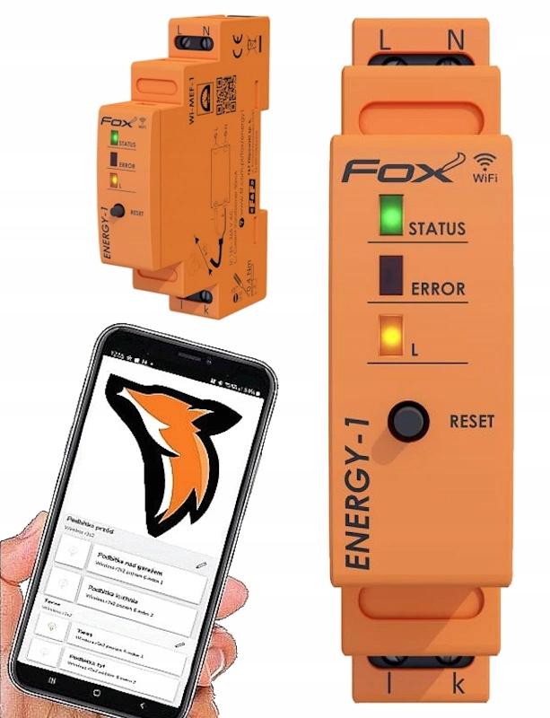 F&F Monitor energii elektrycznej jednofazowy, WI-MEF-1 40A WI-MEF-1-40