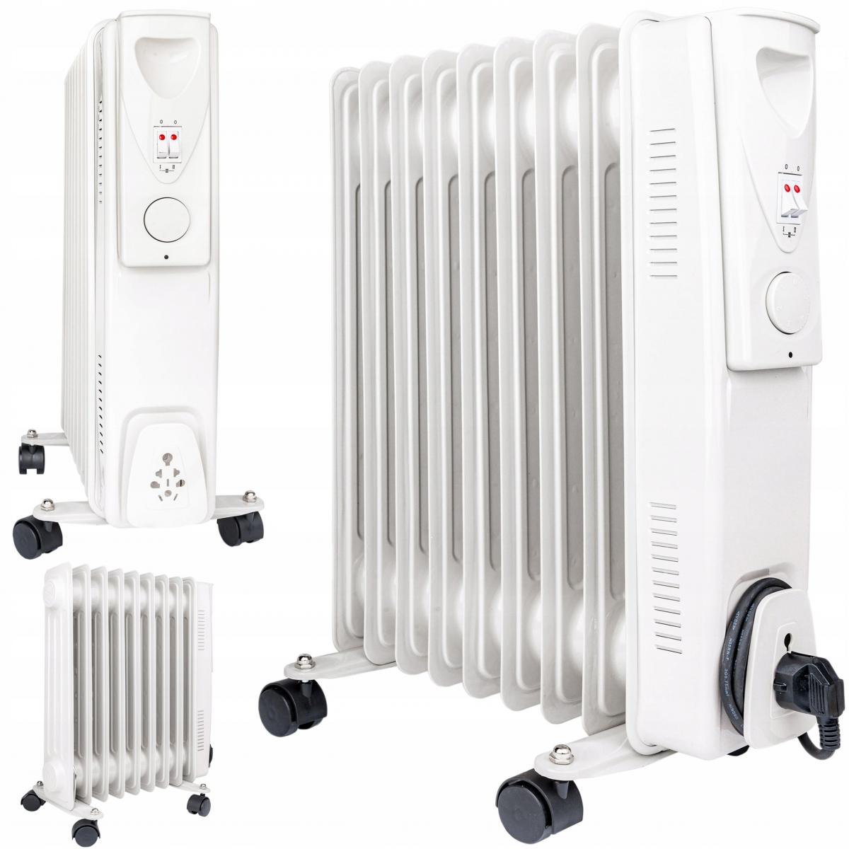 Grzejnik elektryczny olejowy 2000W COMFORT 9 żeberek