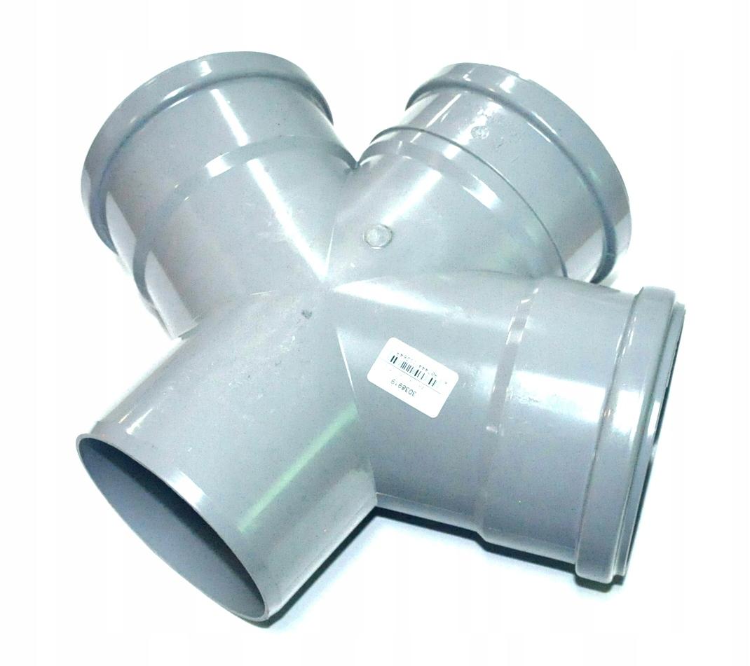 Czwórnik HT jednopłaszczyznowy 110x110x110x110/67 popiel sanitarny